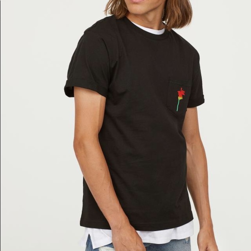 [BRAND NEW] Black H&M w Chest Pocket